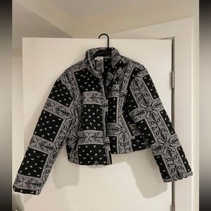 WORN ONCE - Revolve Superdown Women’s Cropped Puffer